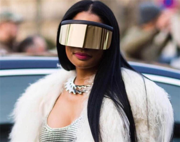 Jauna modeļa sieviešu saulesbriļļu maskas tips