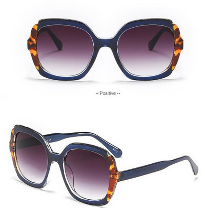 Γυναικεία μοντέρνα γυαλιά με μεγάλους στρογγυλούς φακούς