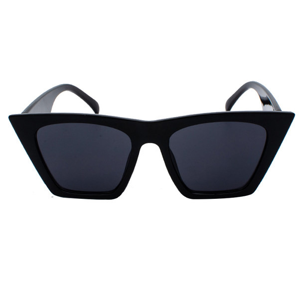 Sieviešu saulesbrilles kvadrāta formā ar platu rāmi