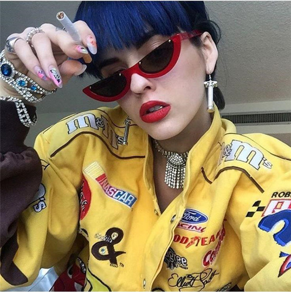 Jauns sieviešu pusmēness formas saulesbriļļu modelis