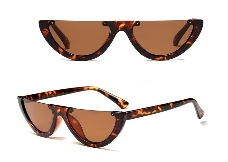 Jauns sieviešu pusmēness formas saulesbriļļu modelis