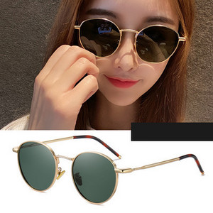 Polarizētas sieviešu apaļas saulesbrilles