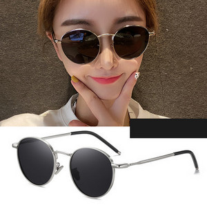 Polarizētas sieviešu apaļas saulesbrilles