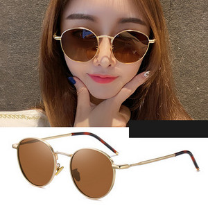 Polarizētas sieviešu apaļas saulesbrilles