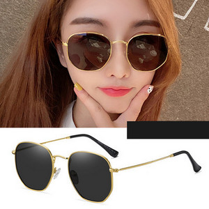 Sieviešu polarizētās brilles ar plānu metāla rāmi