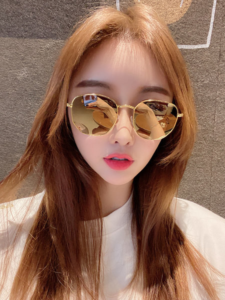 Sieviešu polarizētās brilles ar plānu metāla rāmi