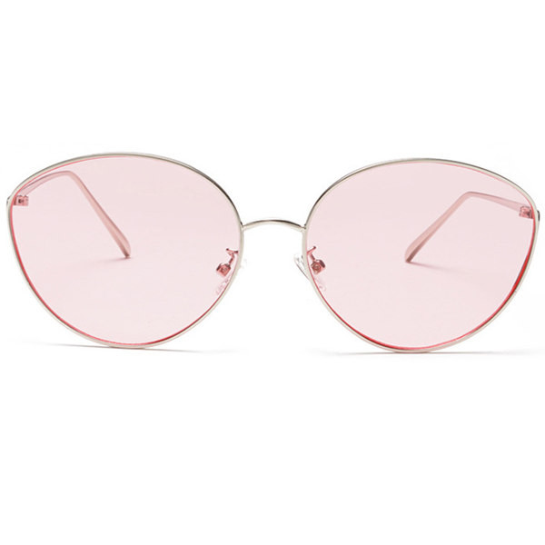 Μοντέρνα γυναικεία στρογγυλά γυαλιά με λεπτό σκελετό