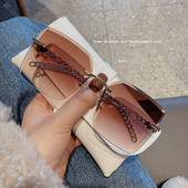 Sieviešu retro saulesbrilles ar metāla rāmjiem