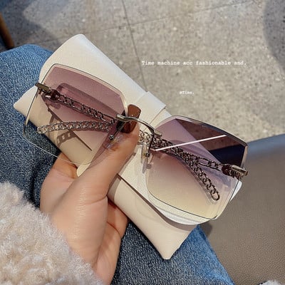 Sieviešu retro saulesbrilles ar metāla rāmjiem