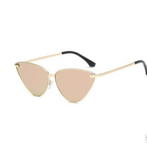 Modernas sieviešu brilles ar nestandarta formu un spoguļa efektu