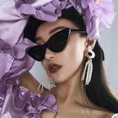 Sieviešu stilīgas kaķacu saulesbrilles