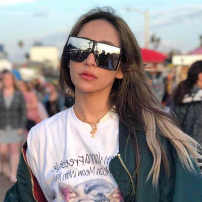 Ochelari de soare moderni ochelari patrati cu efect de oglinda