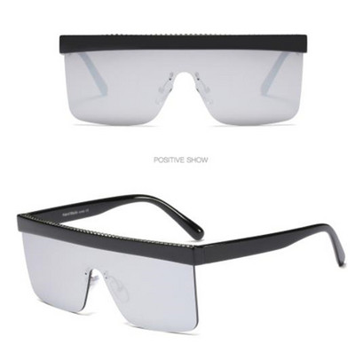 Mūsdienīgas brilles ar brilles tipa maskas kvadrātveida formu