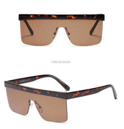 Mūsdienīgas brilles ar brilles tipa maskas kvadrātveida formu