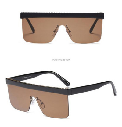 Mūsdienīgas brilles ar brilles tipa maskas kvadrātveida formu