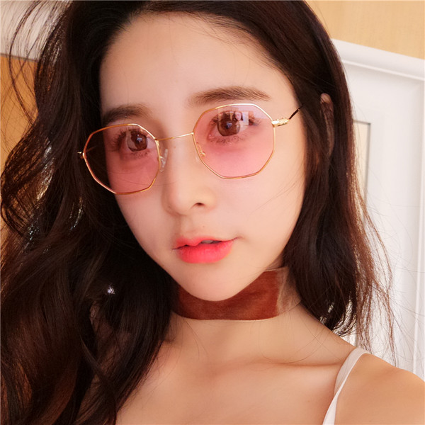 Sieviešu modernas retro brilles ar plānu rāmi