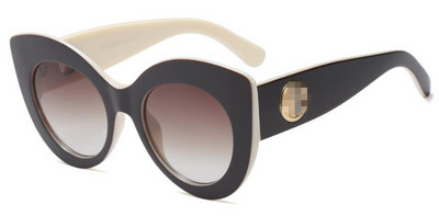 Sieviešu saulesbrilles retro modelī