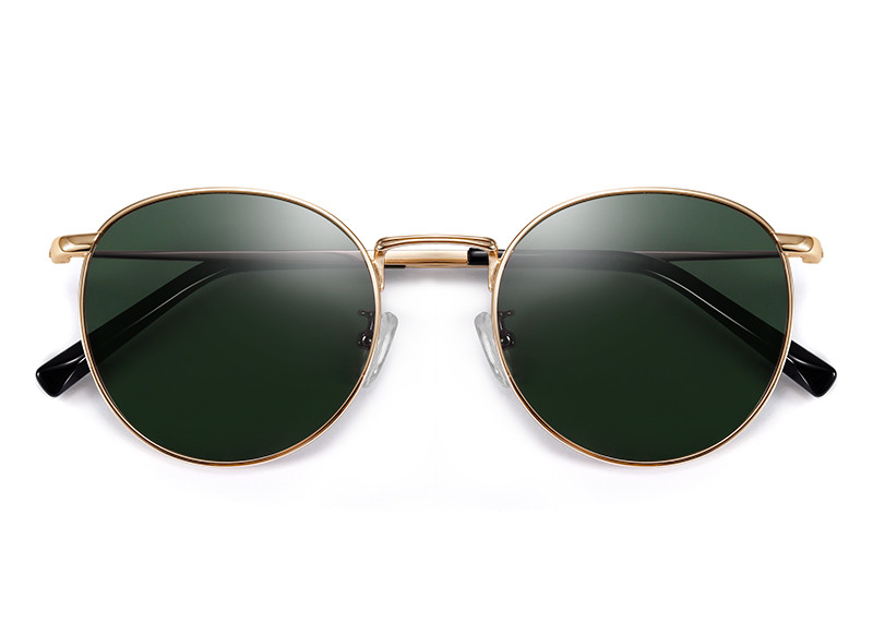 Jauns apaļo sieviešu briļļu modelis ar plāniem rāmjiem