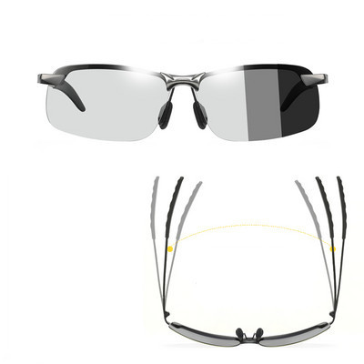 Vīriešu kvadrātveida formas braukšanas saulesbrilles