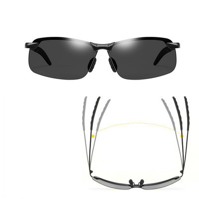 Vīriešu kvadrātveida formas braukšanas saulesbrilles