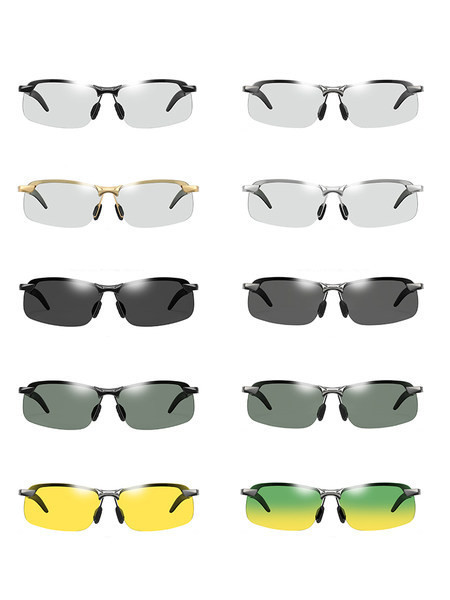 Vīriešu kvadrātveida formas braukšanas saulesbrilles