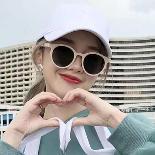 Sieviešu ikdienas apaļas saulesbrilles