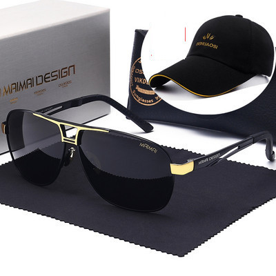 Vīriešu polarizētās brilles, kas piemērotas braukšanai