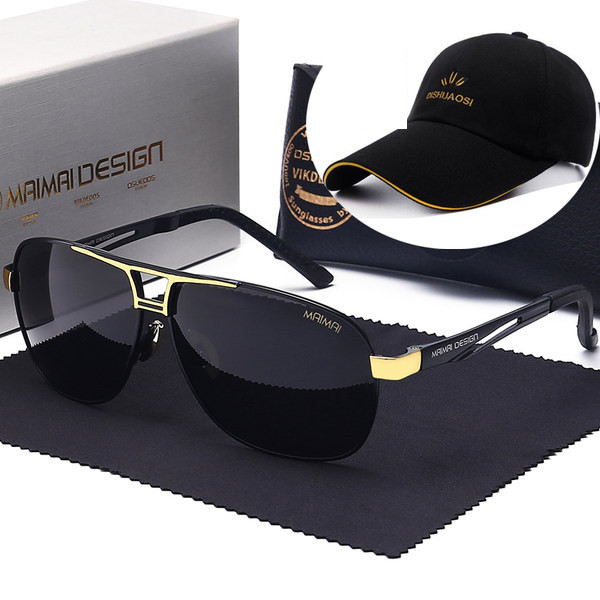 Vīriešu polarizētās brilles, kas piemērotas braukšanai