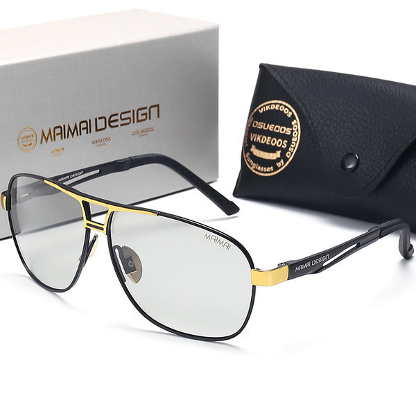 Vīriešu polarizētās brilles, kas piemērotas braukšanai