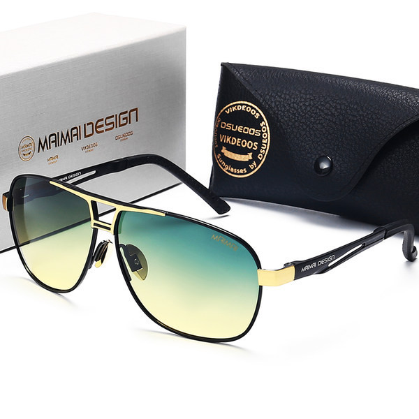 Vīriešu polarizētās brilles, kas piemērotas braukšanai