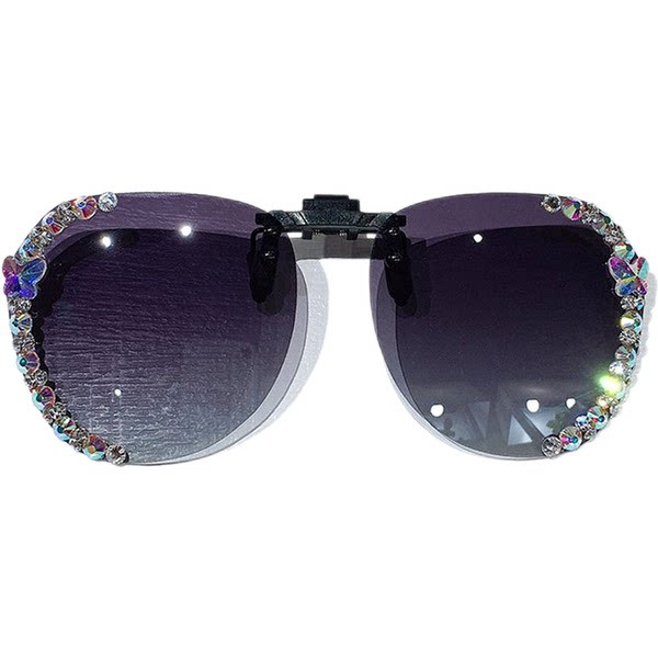 Sieviešu brilles ar akmeņiem un plānu rāmi