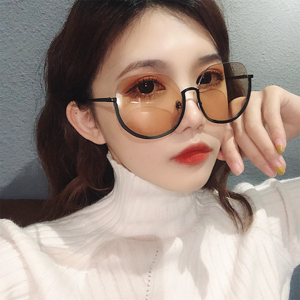 Sieviešu modernas brilles ar plānu rāmi trīs krāsās