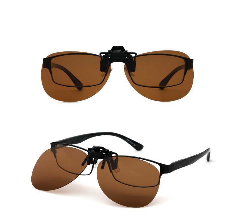 Polarizēts nakts redzamības briļļu klips