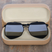 Polarizētas vīriešu saulesbrilles ar metāla rāmi