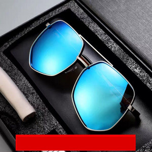 Polarizētas vīriešu saulesbrilles ar metāla rāmi