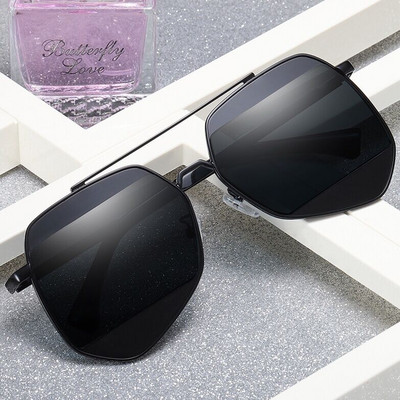 Polarizētas vīriešu saulesbrilles ar metāla rāmi