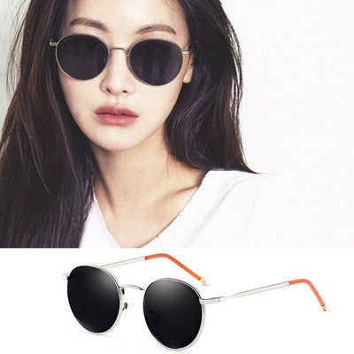 Jauns sieviešu apaļo saulesbriļļu modelis