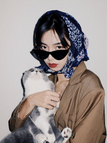 Sieviešu retro kaķu brilles