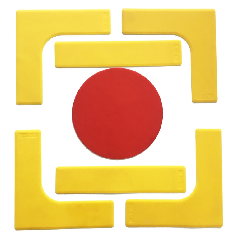 Silikona marķēšanas komplekts badmintonam no 16 daļām