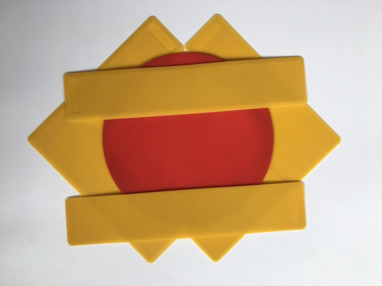 Silikona marķēšanas komplekts badmintonam no 16 daļām