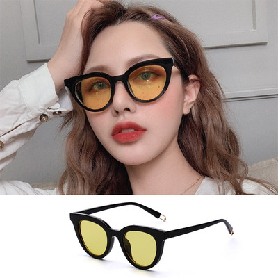 Ретро слънчеви очила за жени с тънки рамки