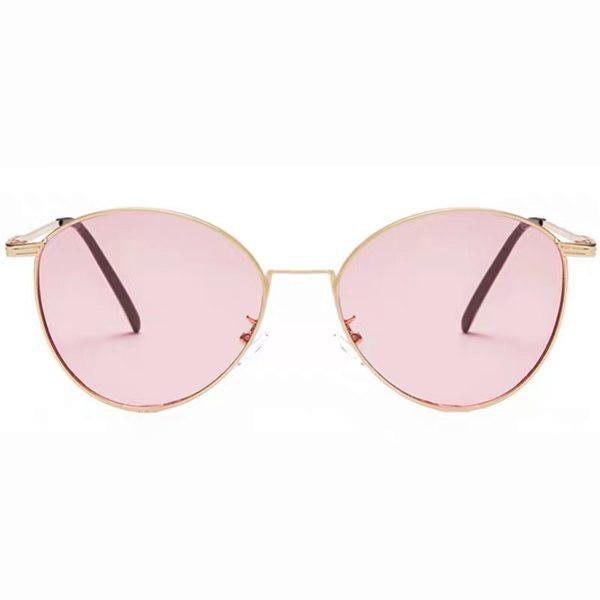 Ochelari moderni de dama cu rame subtiri metalice