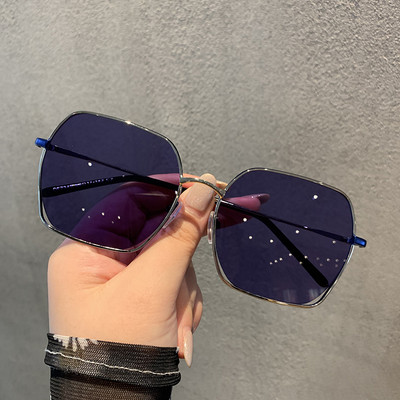 Elegantas sieviešu saulesbrilles ar plānu metāla rāmi