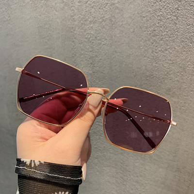 Elegantas sieviešu saulesbrilles ar plānu metāla rāmi