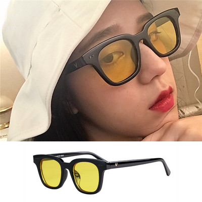 Sieviešu kvadrātveida saulesbrilles ar krāsainām lēcām