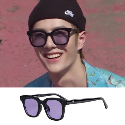 Sieviešu kvadrātveida saulesbrilles ar krāsainām lēcām