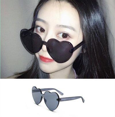 Ochelari de soare în formă de inimă pentru femei