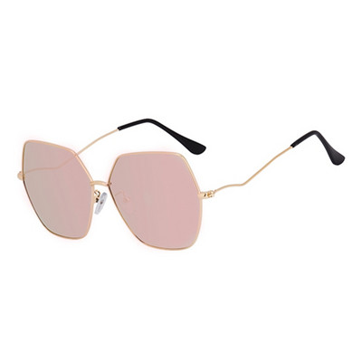 Sieviešu saulesbrilles ar kvadrātveida formu un metāla rāmjiem