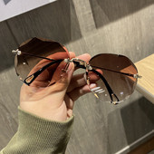 Moderne okrugle naočale bez okvira