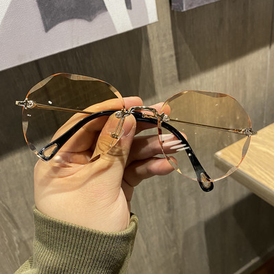 Moderne okrugle naočale bez okvira